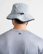WIDE BRIMMED UV HAT - LIGHT GREY