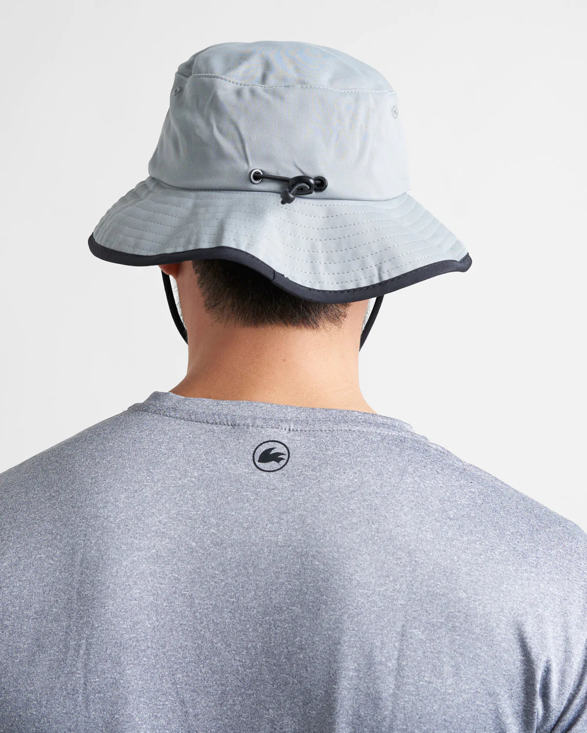 WIDE BRIMMED UV HAT - LIGHT GREY