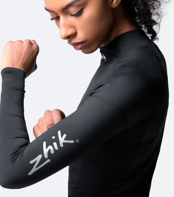 Womens Eco Spandex UPF50+ Long Sleeve Rash Guard