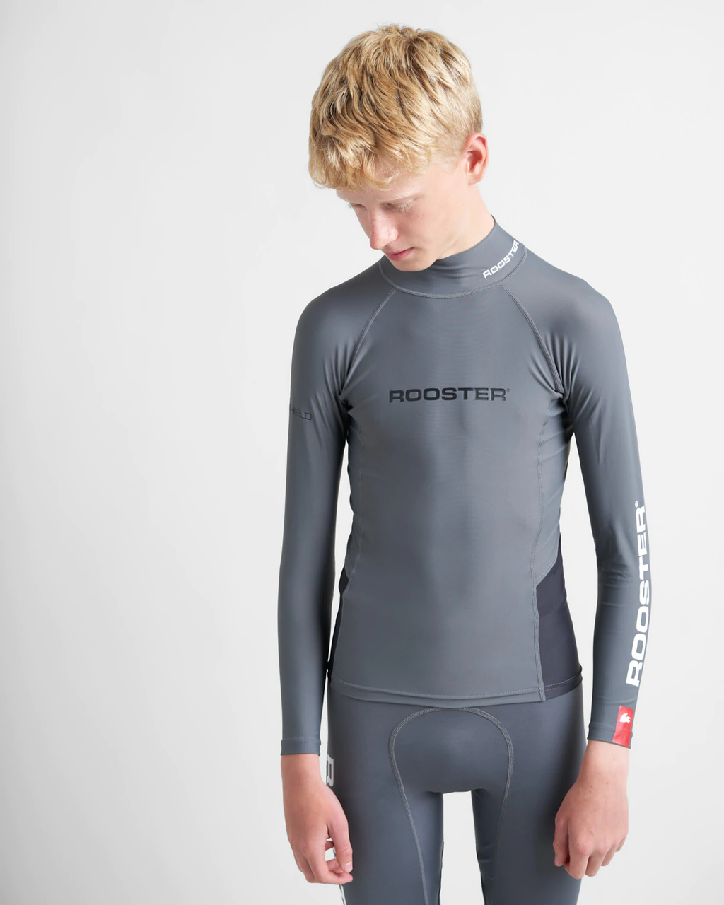 RASH TOP - LONG SLEEVED - GRAPHITE