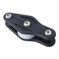 FIDDLE BLOCK WITH 34MM SHEAVE AND BECKET
