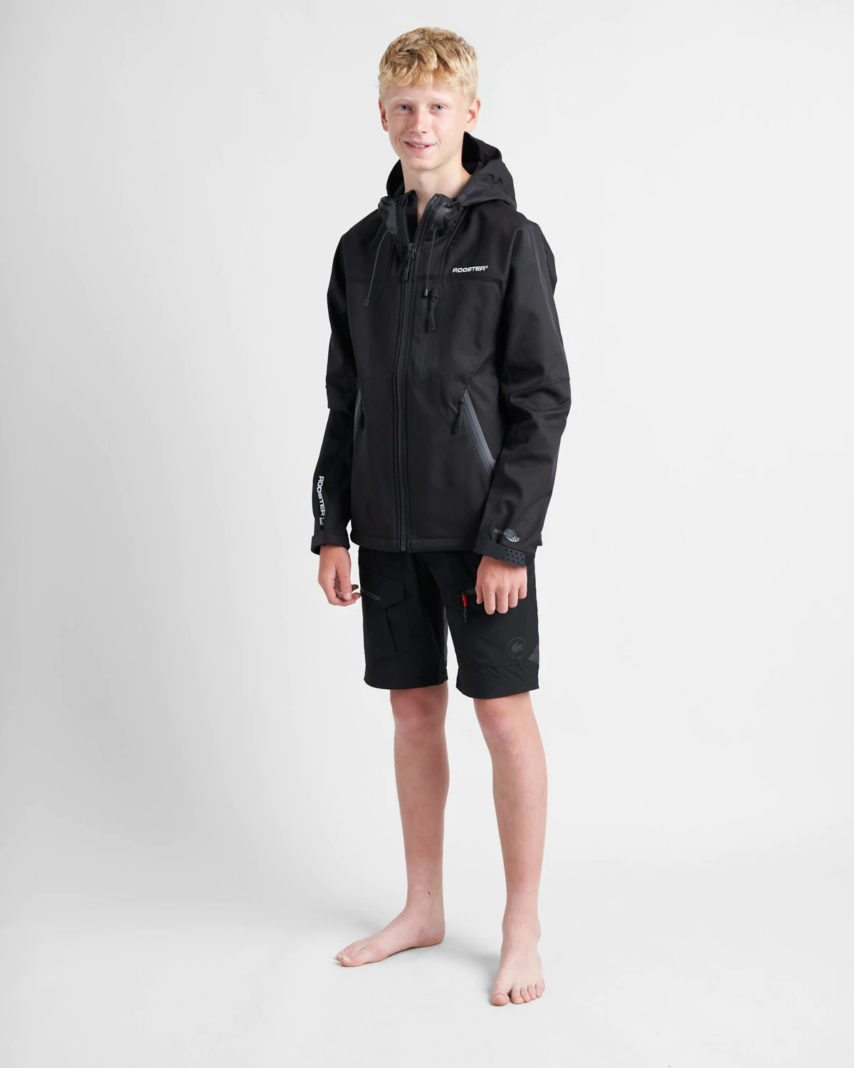 JUNIOR SOFT SHELL JACKET - BLACK