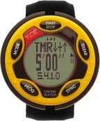 1455R YELLOW 1/3 ROW, VIBRATE RECHARGE SAIL WATCH