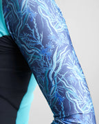 WOMENS RASH TOP LONG SLEEVED - SEA GRASS