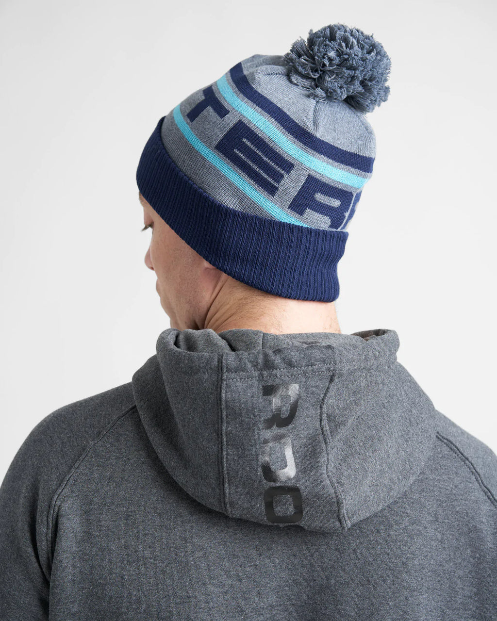 RECYCLED KNIT BEANIE - GREY