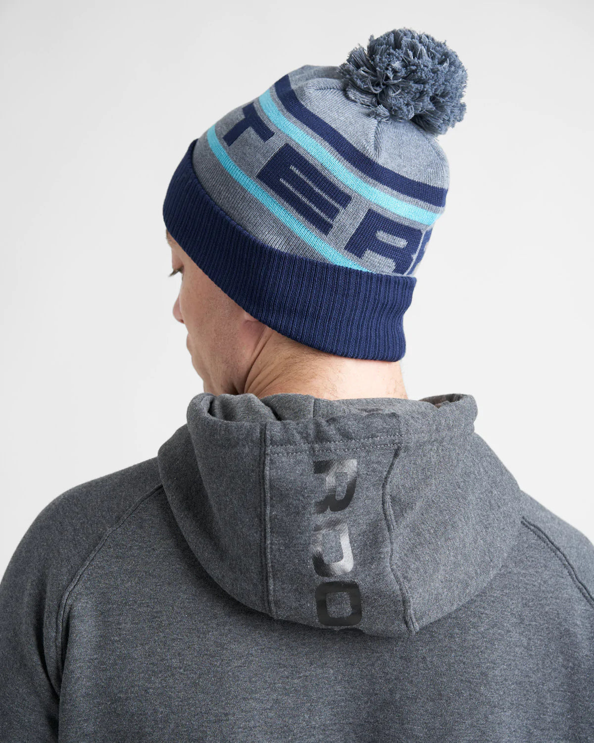 RECYCLED KNIT BEANIE - GREY