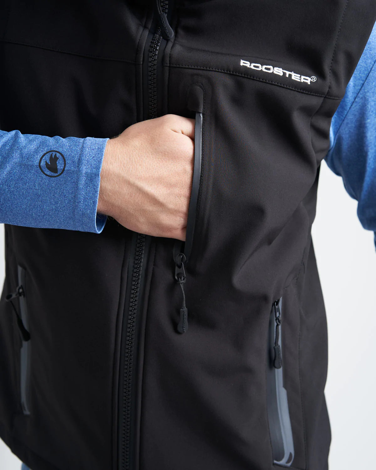 ADULT SOFT SHELL GILET - BLACK