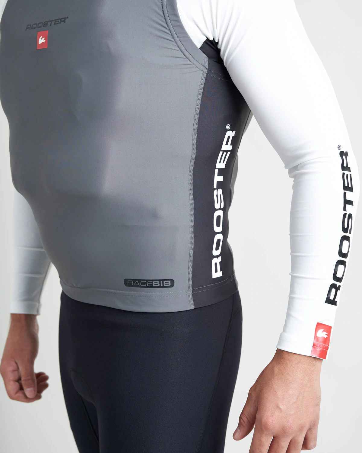 RACE BIB - GREY