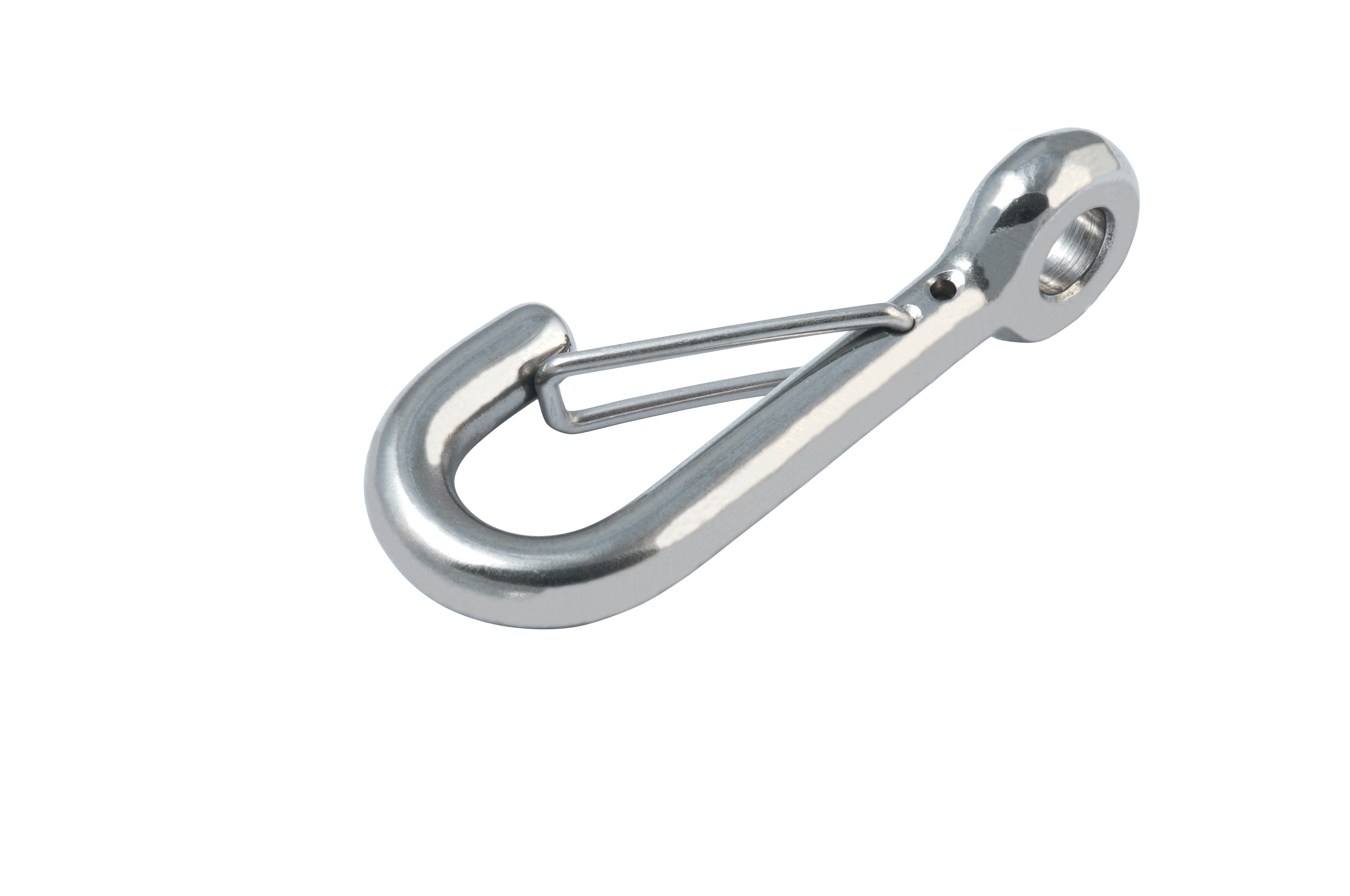 FORGED STAINLESS STEEL HOOK WITH KEEPER