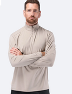 Mens UVActive 1/4 Zip Long Sleeve Tech Top - Slate