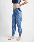 WOMENS UV SPORTS LEGGINGS -SEA GRASS