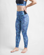 WOMENS UV SPORTS LEGGINGS -SEA GRASS