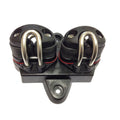 ILCA XD CLEAT PLATE WITH HARKEN CARBON CAM CLEATS AND EXTREME ANGLE FAIRLEADS