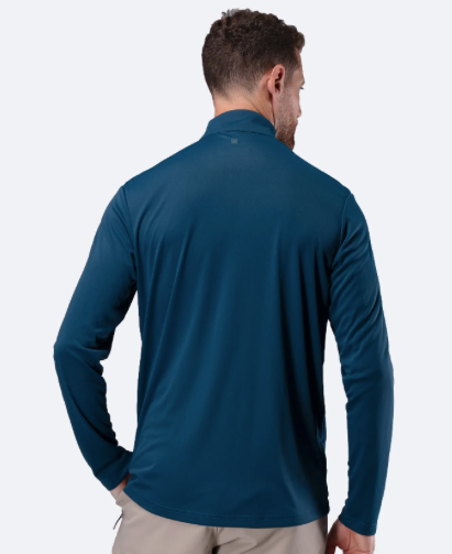 Mens UVActive 1/4 Zip Long Sleeve Tech Top - Slate