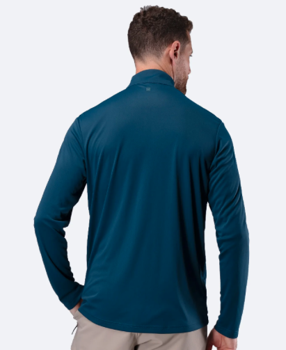 Mens UVActive 1/4 Zip Long Sleeve Tech Top - Slate
