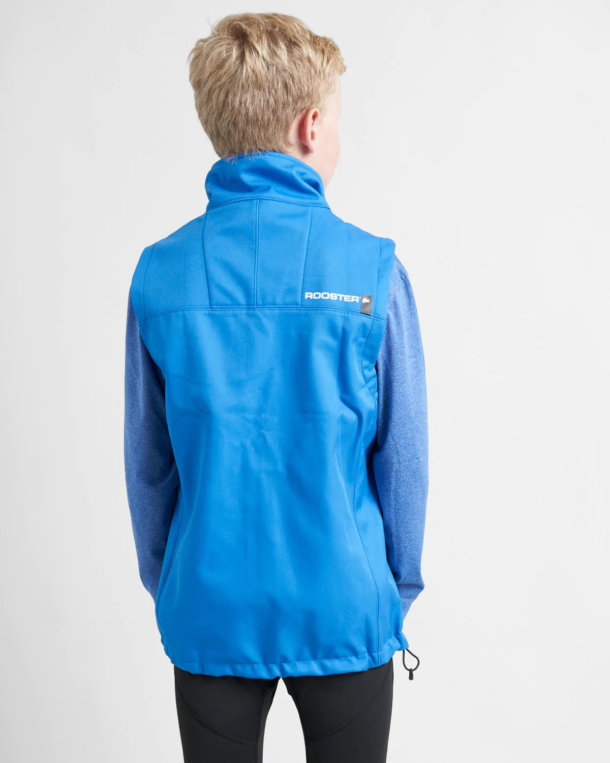 JUNIOR SOFT SHELL GILET - SIGNAL BLUE