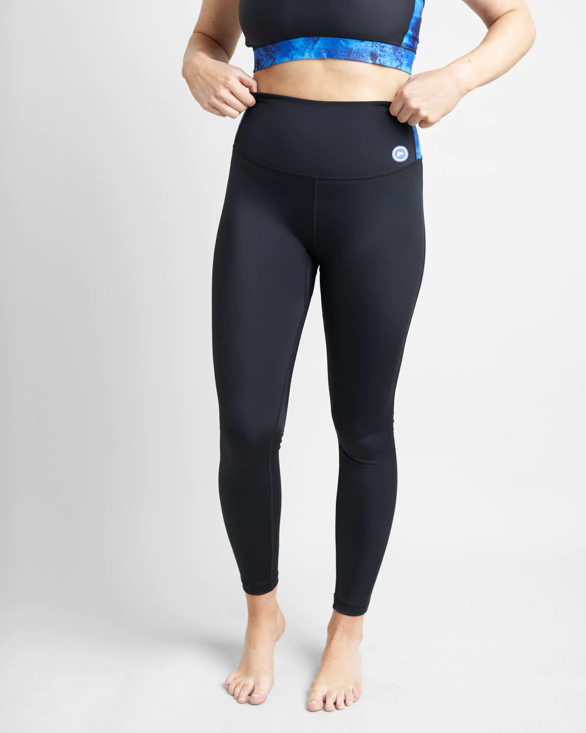 WOMENS UV SPORTS LEGGINGS - BLACK