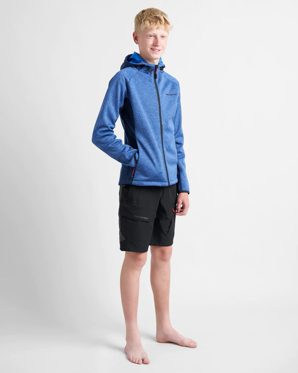 JUNIOR HOODED TECH SWEATER