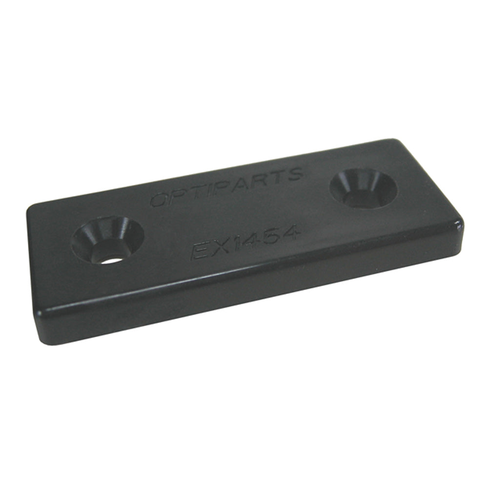 NYLON MOUNTING PLATE RED OPTIPARTS - SET OF 10 PIECES
