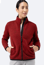 Womens Knit Fleece Jacket