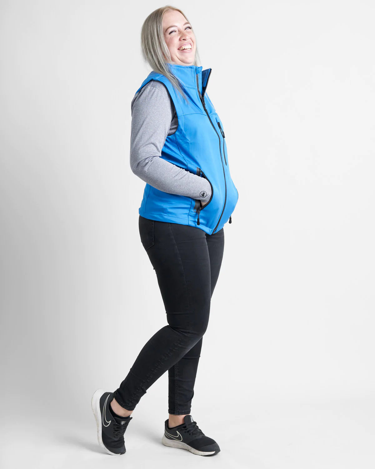 ADULT SOFT SHELL GILET - SIGNAL BLUE