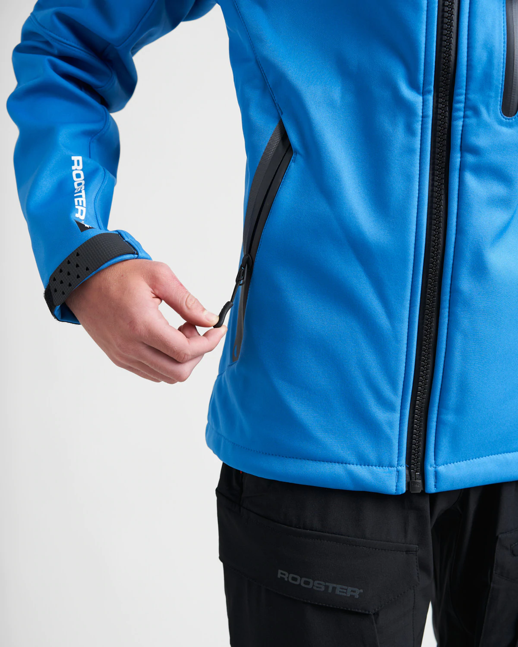 MEN SOFT SHELL JACKET - SIGNAL BLUE