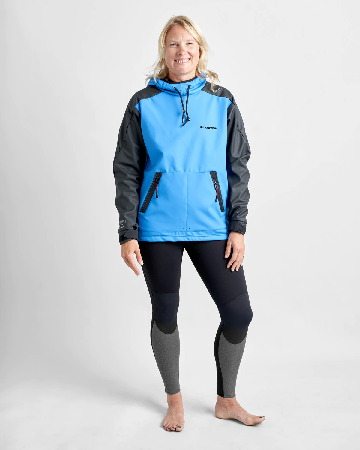AQUAFLEECE HOODIE - BLUE