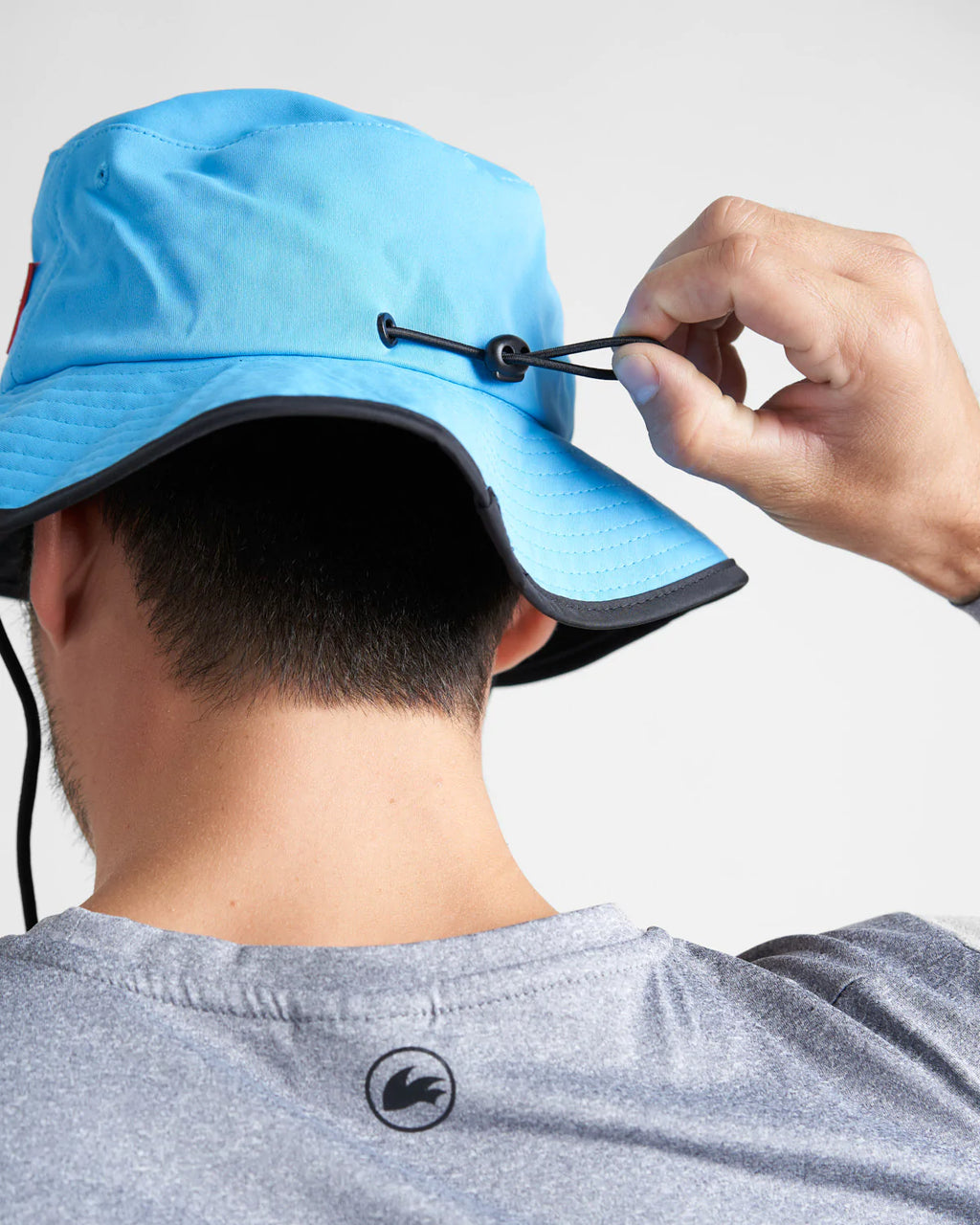 WIDE BRIMMED UV HAT - BLUE