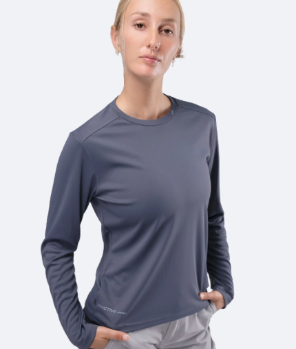 Womens UVActive™ Long Sleeve Tech Top - Slate