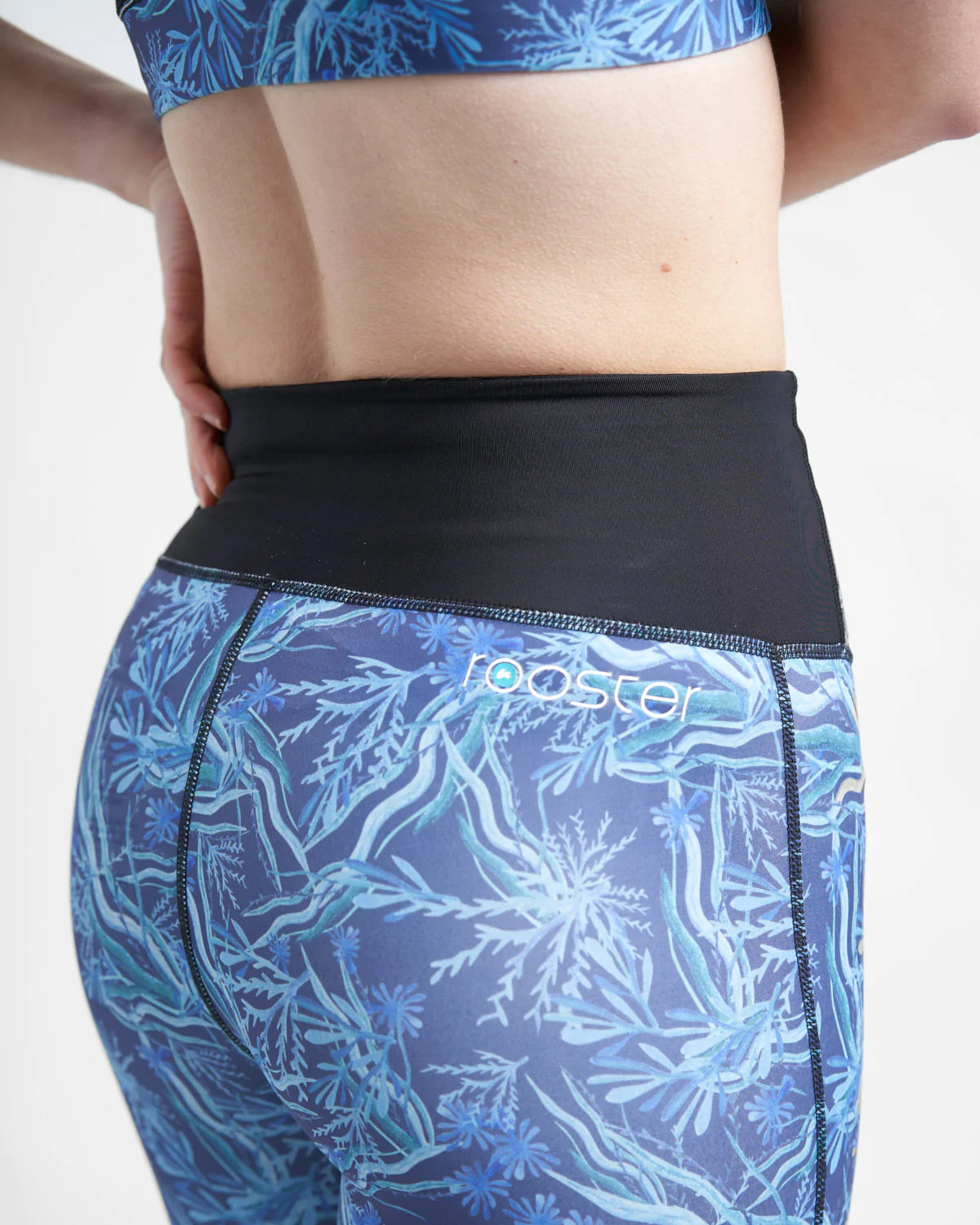 WOMENS UV SPORTS LEGGINGS -SEA GRASS