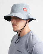 WIDE BRIMMED UV HAT - LIGHT GREY