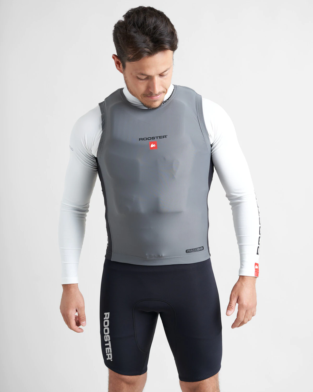 RACE BIB - GREY
