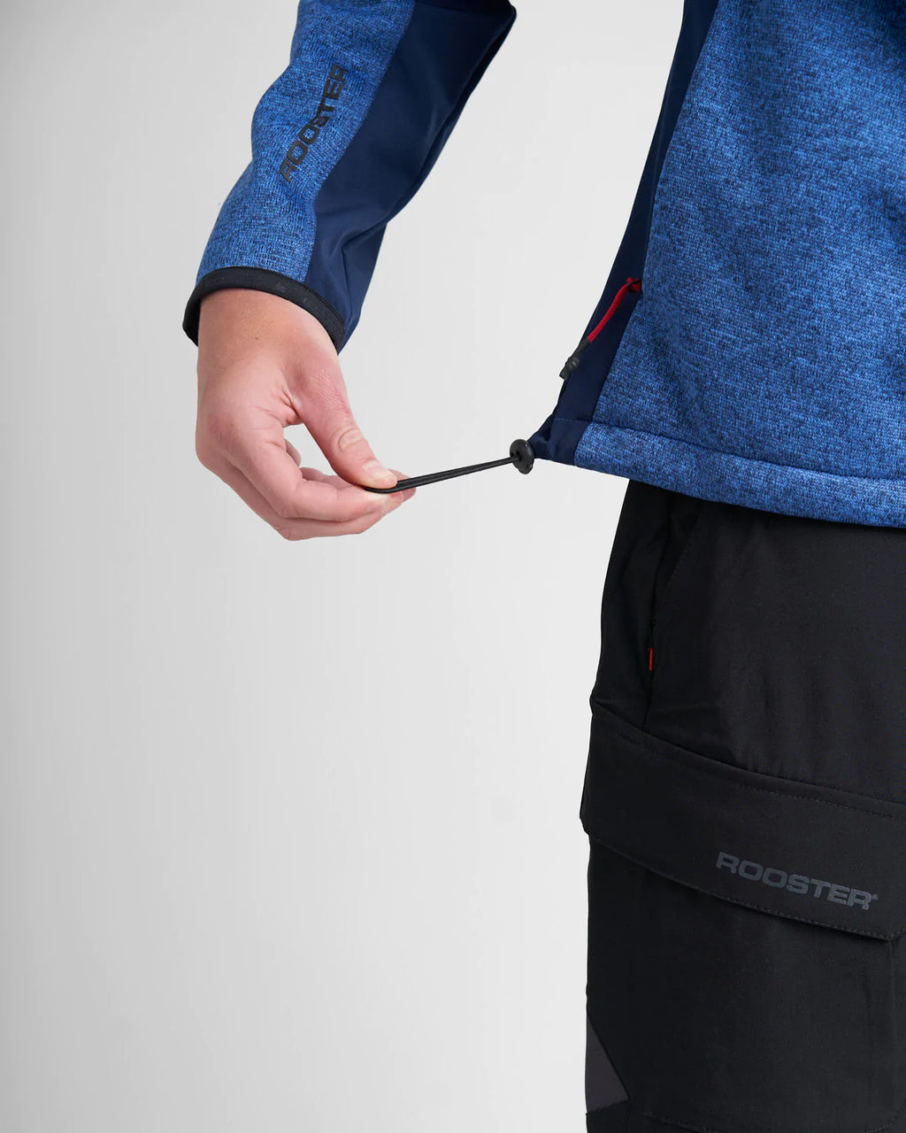 JUNIOR HOODED TECH SWEATER