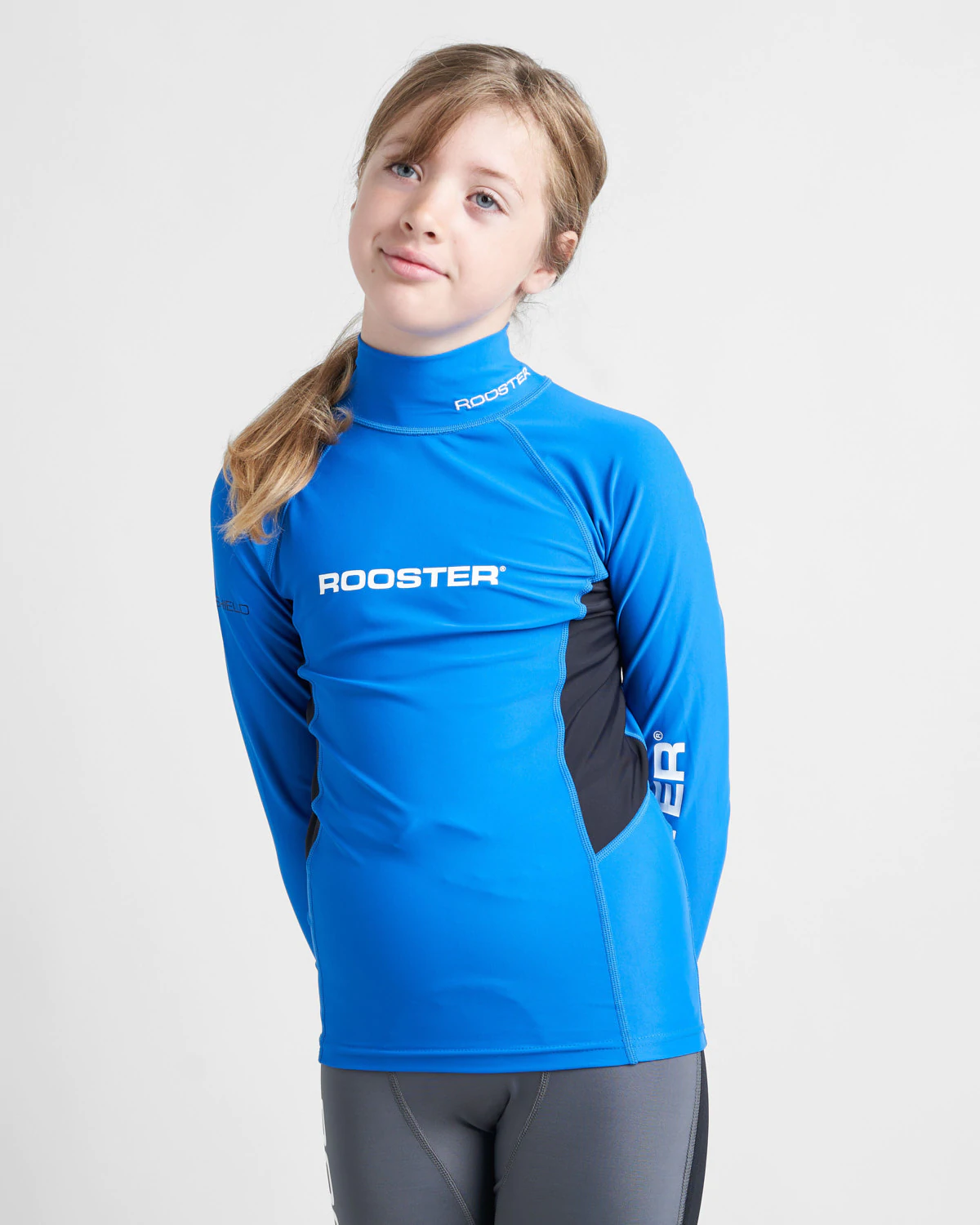 RASH TOP - LONG SLEEVED - SIGNAL BLUE