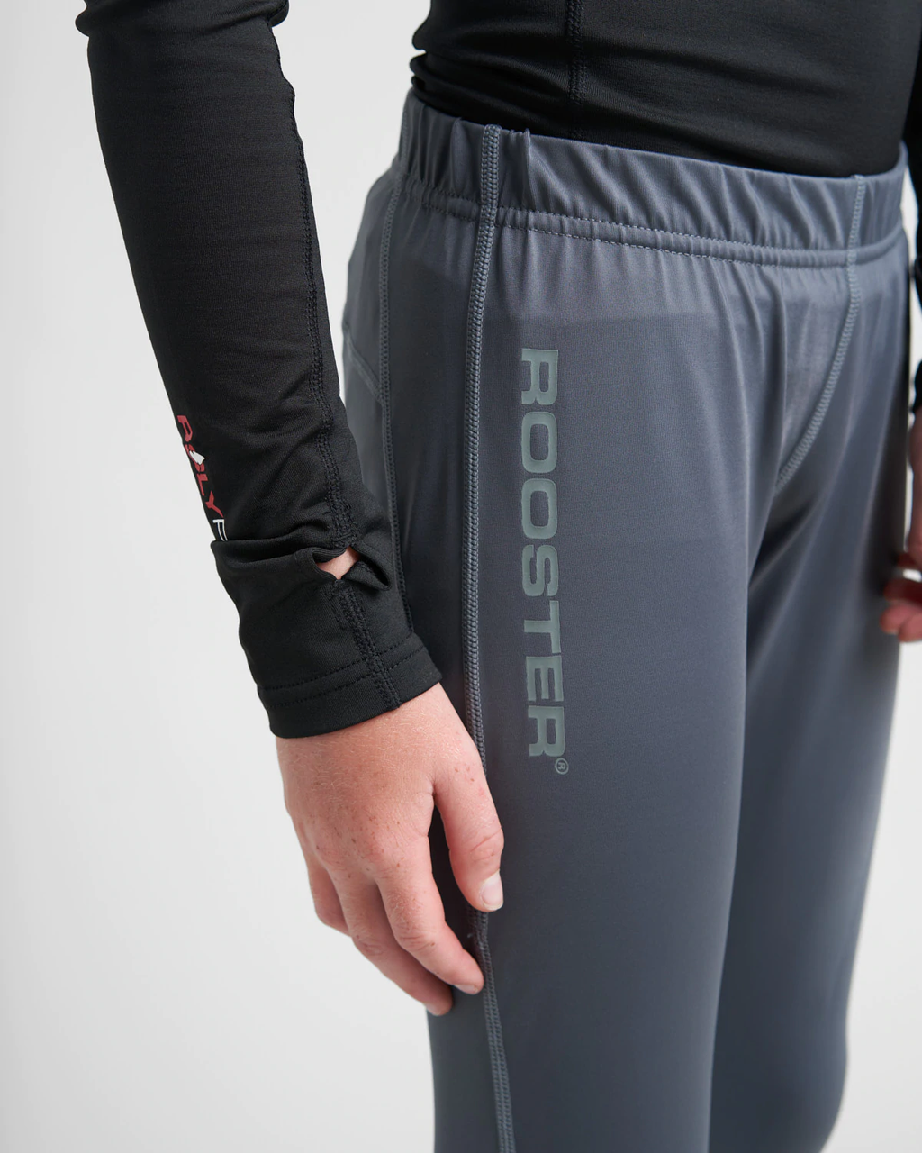 RASH LEGGINGS - GRAPHITE