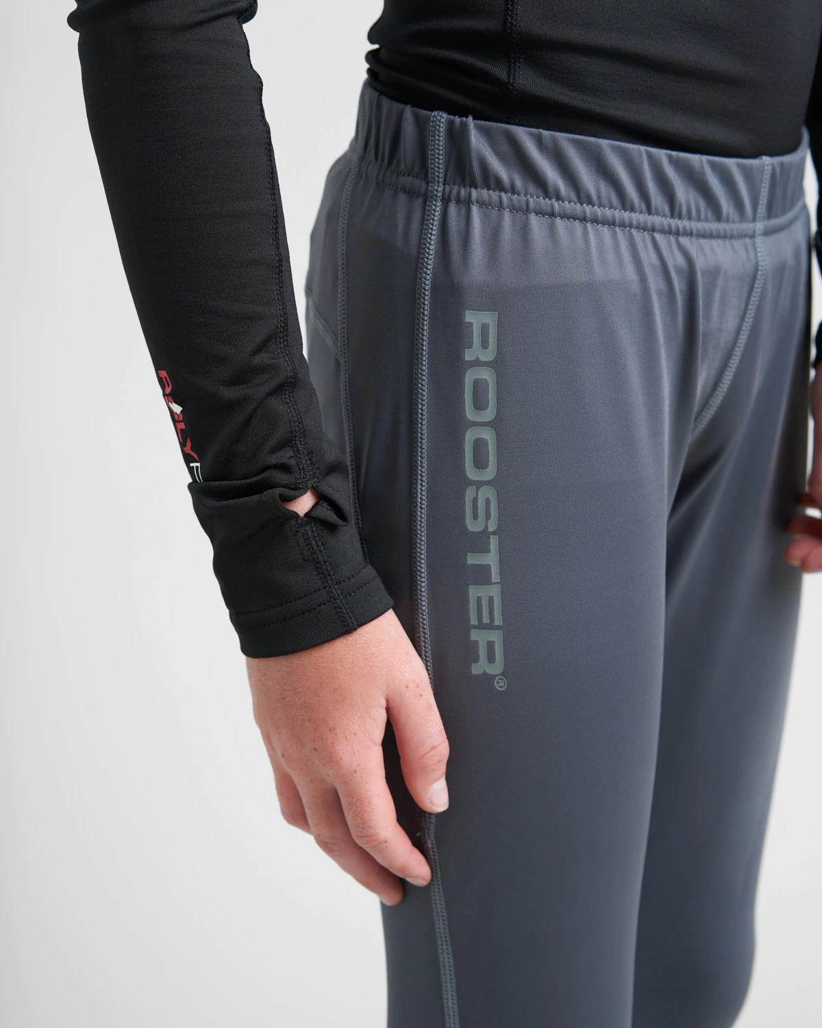 RASH LEGGINGS - GRAPHITE
