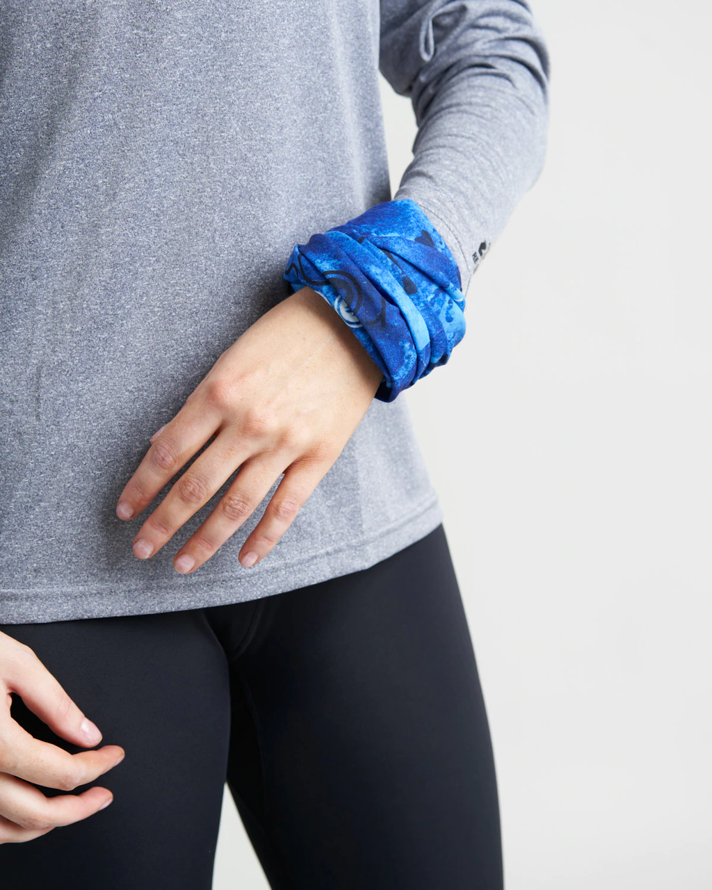 UV NECK SLEEVE FACE COVERING - AZURE