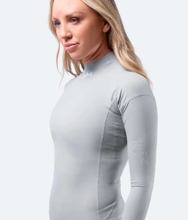 Womens Eco Spandex UPF50+ Long Sleeve Rash Guard