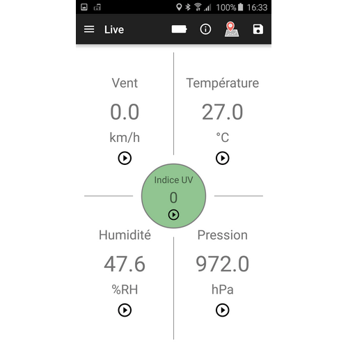 SKYWATCH WINDMETER BL500