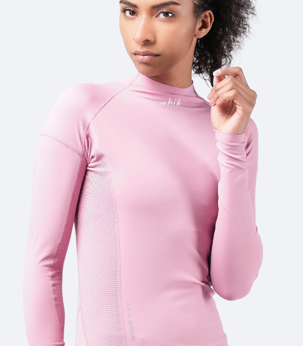 Womens Eco Spandex UPF50+ Long Sleeve Rash Guard