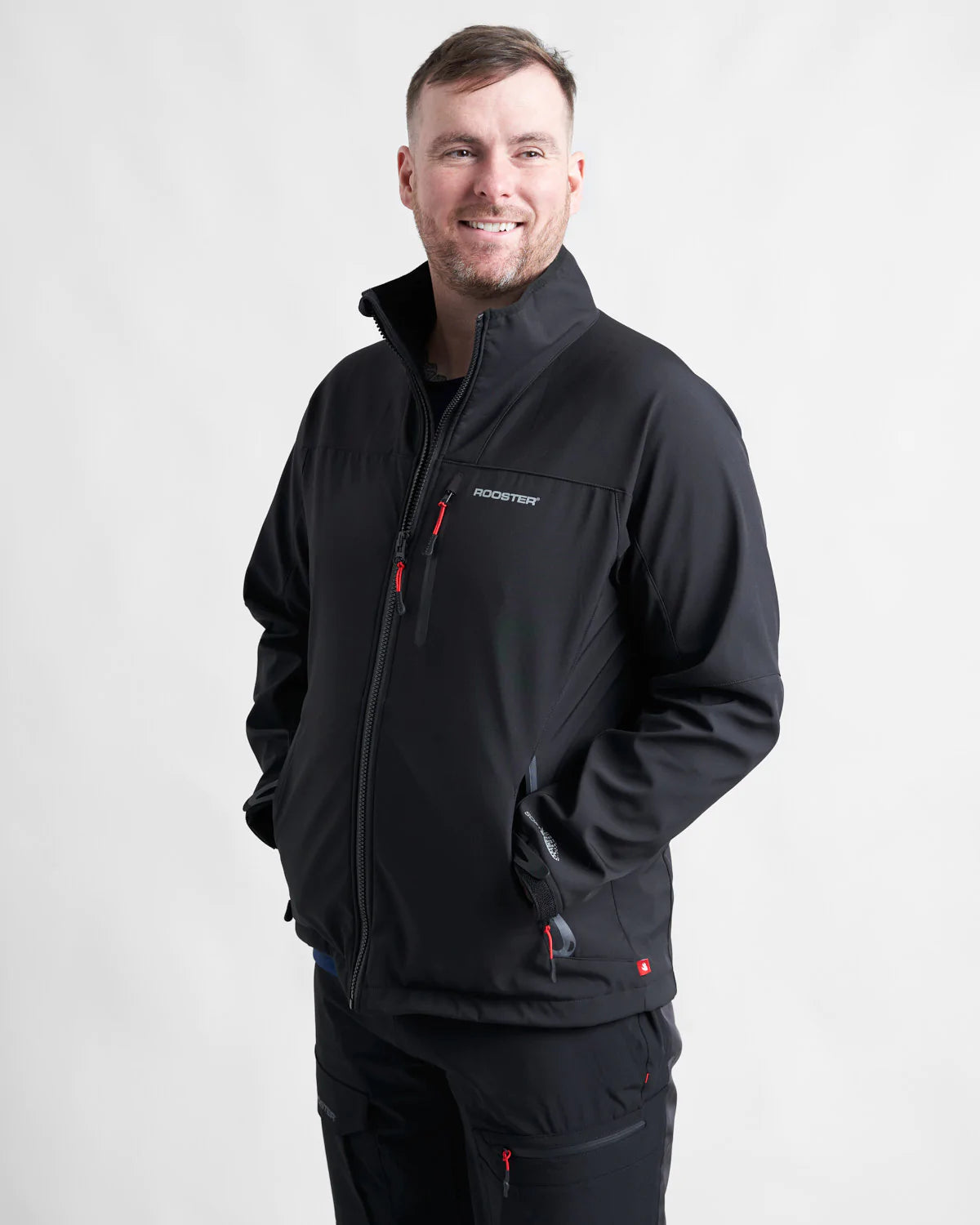 MEN SOFT SHELL JACKET (WITHOUT HOOD)