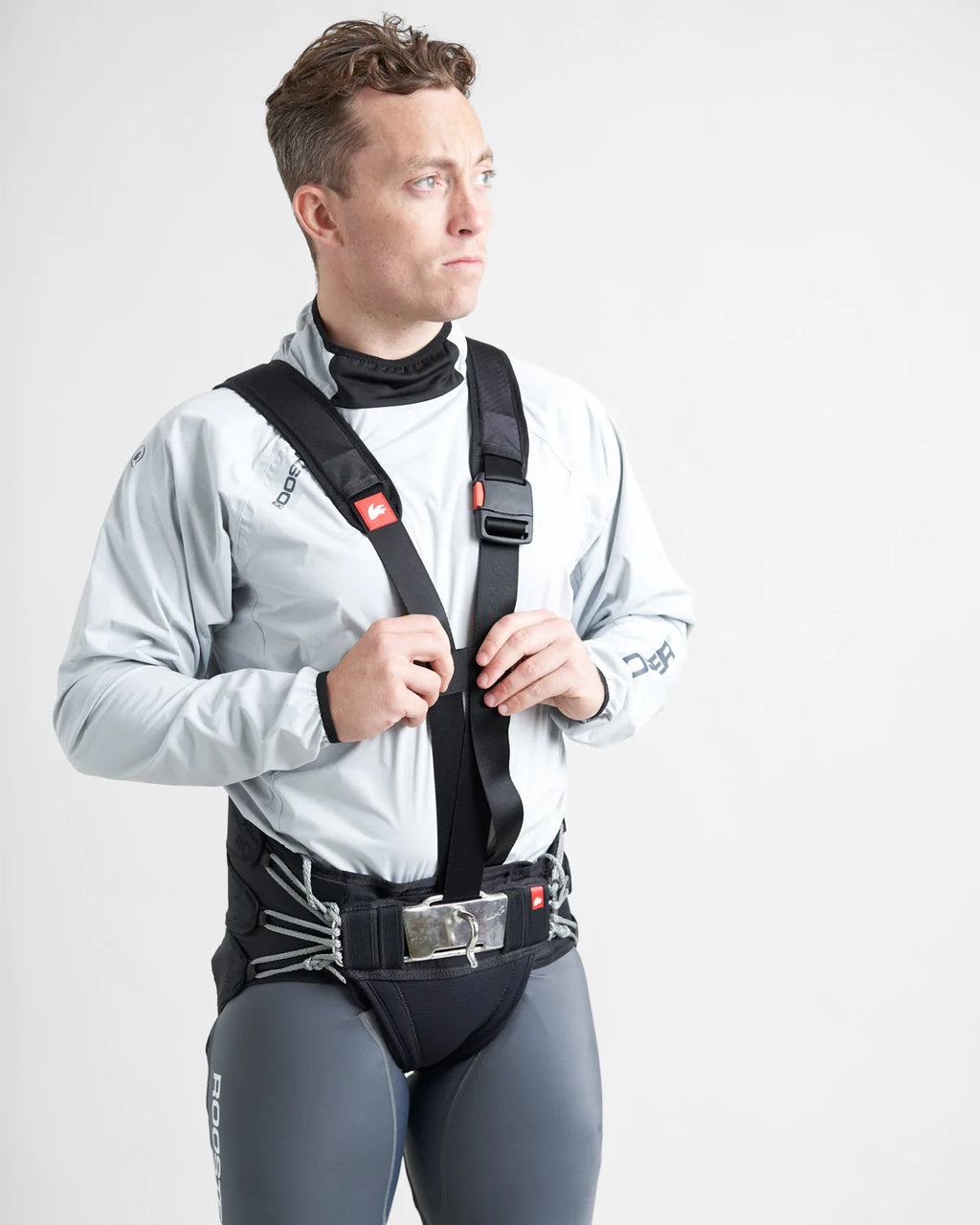 TRAPEZE HARNESS WITH NAPPY CROTCH, SPREADER BAR AND LACES (ASSEMBLED)