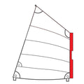 OPTIMIST SLEEVE POCKET SAIL WITH REEF EYE OPTIPARTS