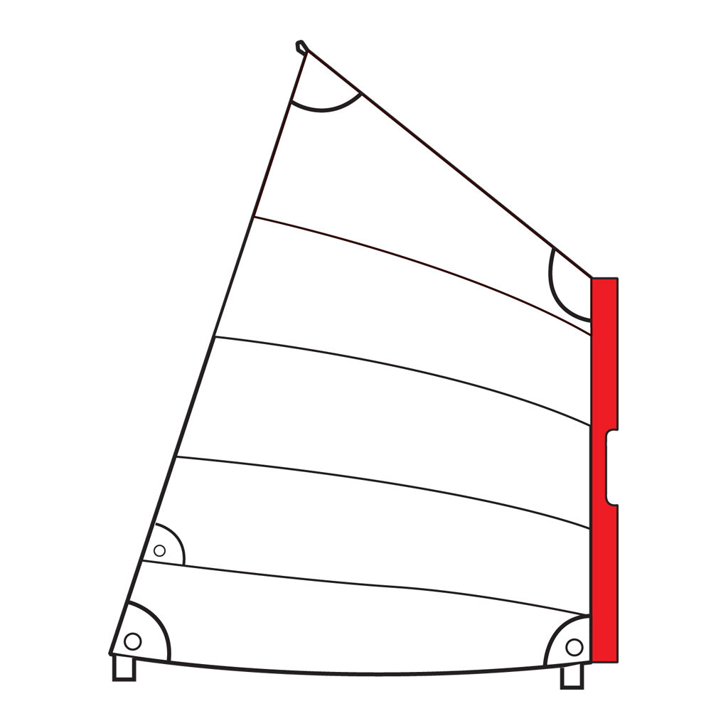 OPTIMIST SLEEVE POCKET SAIL WITH REEF EYE OPTIPARTS
