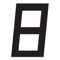 BLACK DIGITAL SAIL NUMBERS 23.5CM