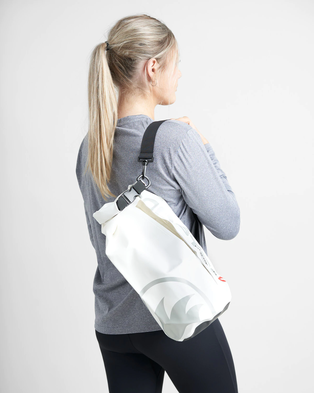 10L ROLL TOP DRY BAG WHITE