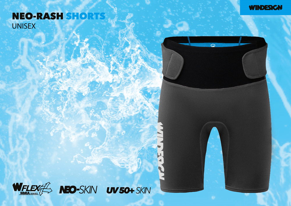 JUNIOR NEO-RASH SHORTS WINDESIGN SAILING