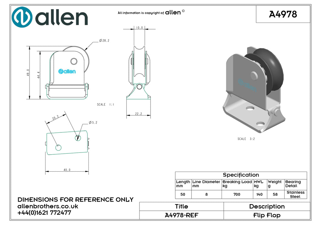 30MM FLIP FLOP BLOCK