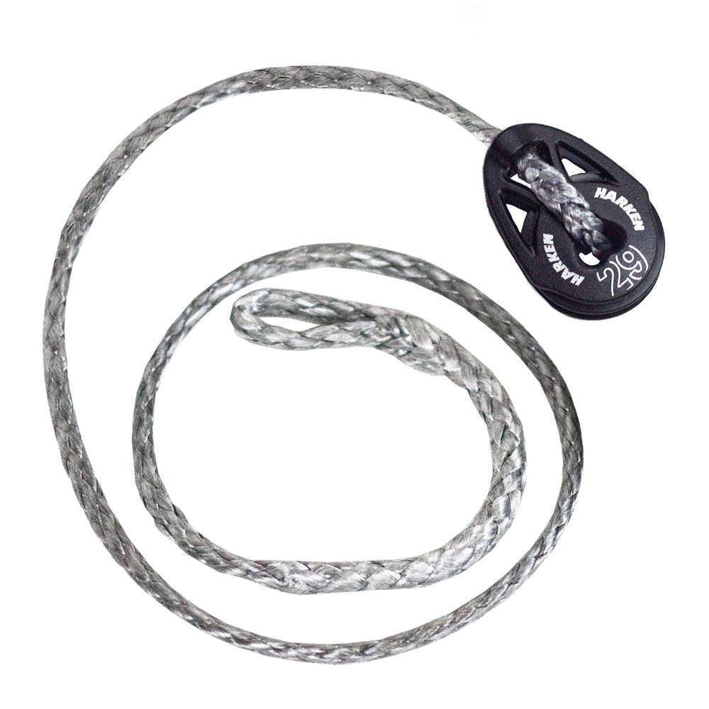REPLACEMENT HALYARD LINE WITH SPLICED ON 29MM HARKEN TI-LITE BLOCK