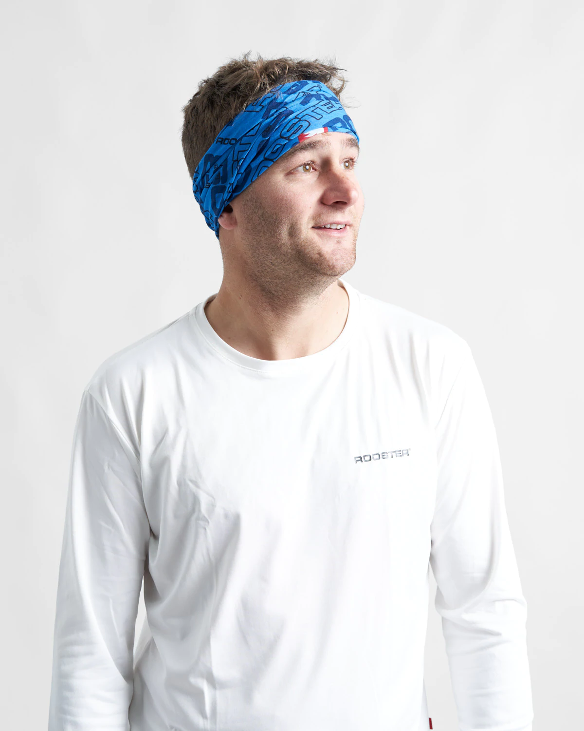 UV NECK SLEEVE FACE COVERING - SIGNAL BLUE